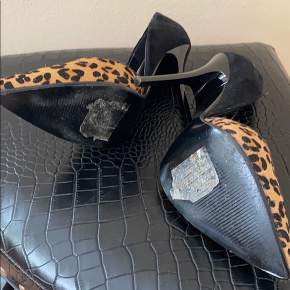 Steve Madden leopard print suede heels - Picture 3 of 6
